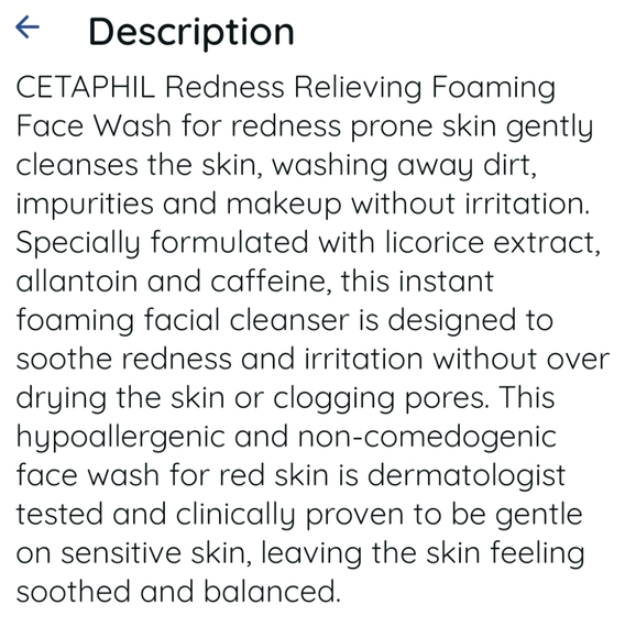 (3) CETAPHIL REDNESS PRONE FACE WASH, DAY Tinted SPF 40 & NIGHT MOISTURIZER - Picture 6 of 7